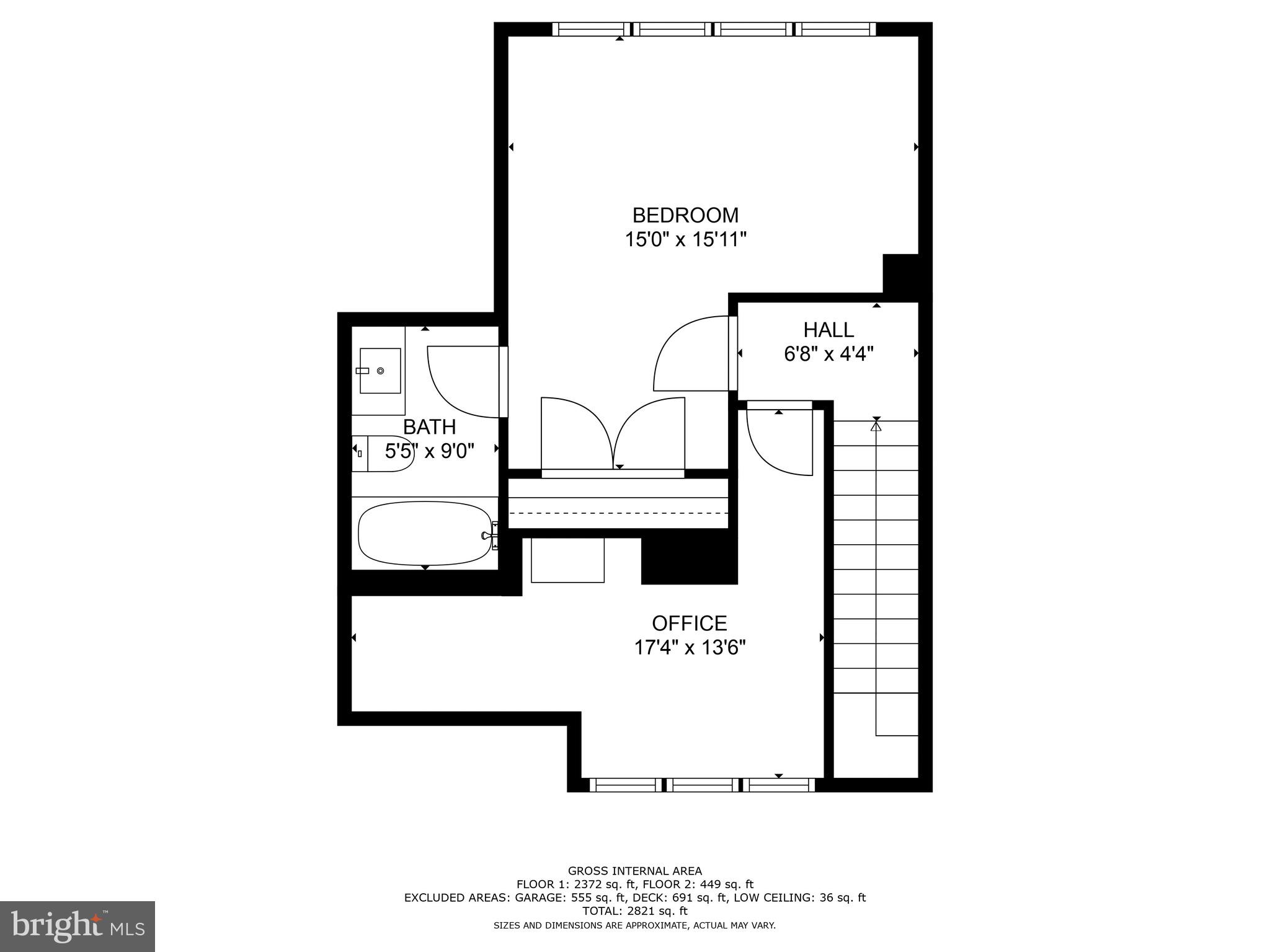 1028 Long Point Road Grasonville, MD 21638 - Photo 56 of 56 Floor plan, upper level