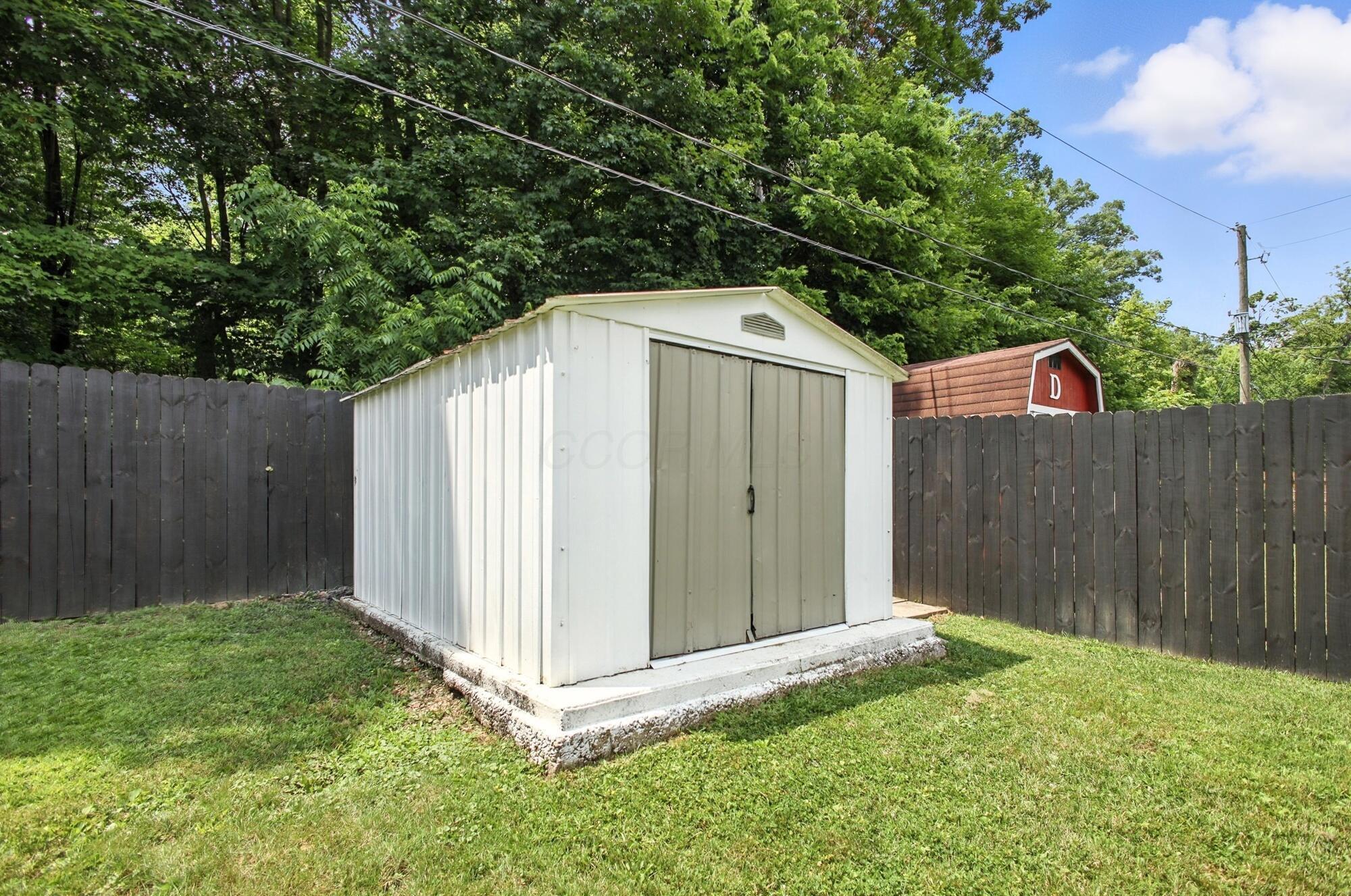 3139 Woonsocket Street Springfield, OH 45503 - Photo 31 of 35 Large Fenced Yard with Shed