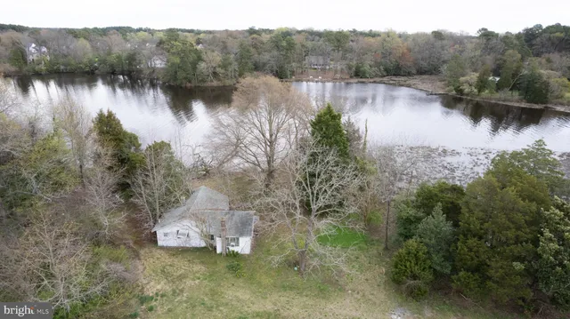 a view of lake with mountain
