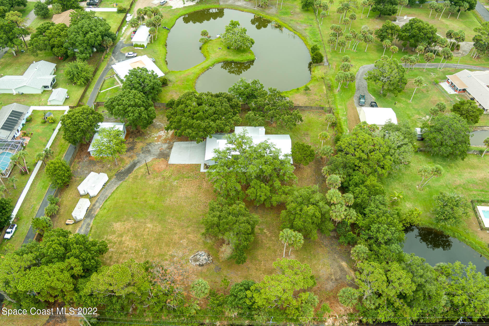 2380 Friday Road Cocoa, FL 32926 - Photo 28 of 30 a view of a back yard of the house