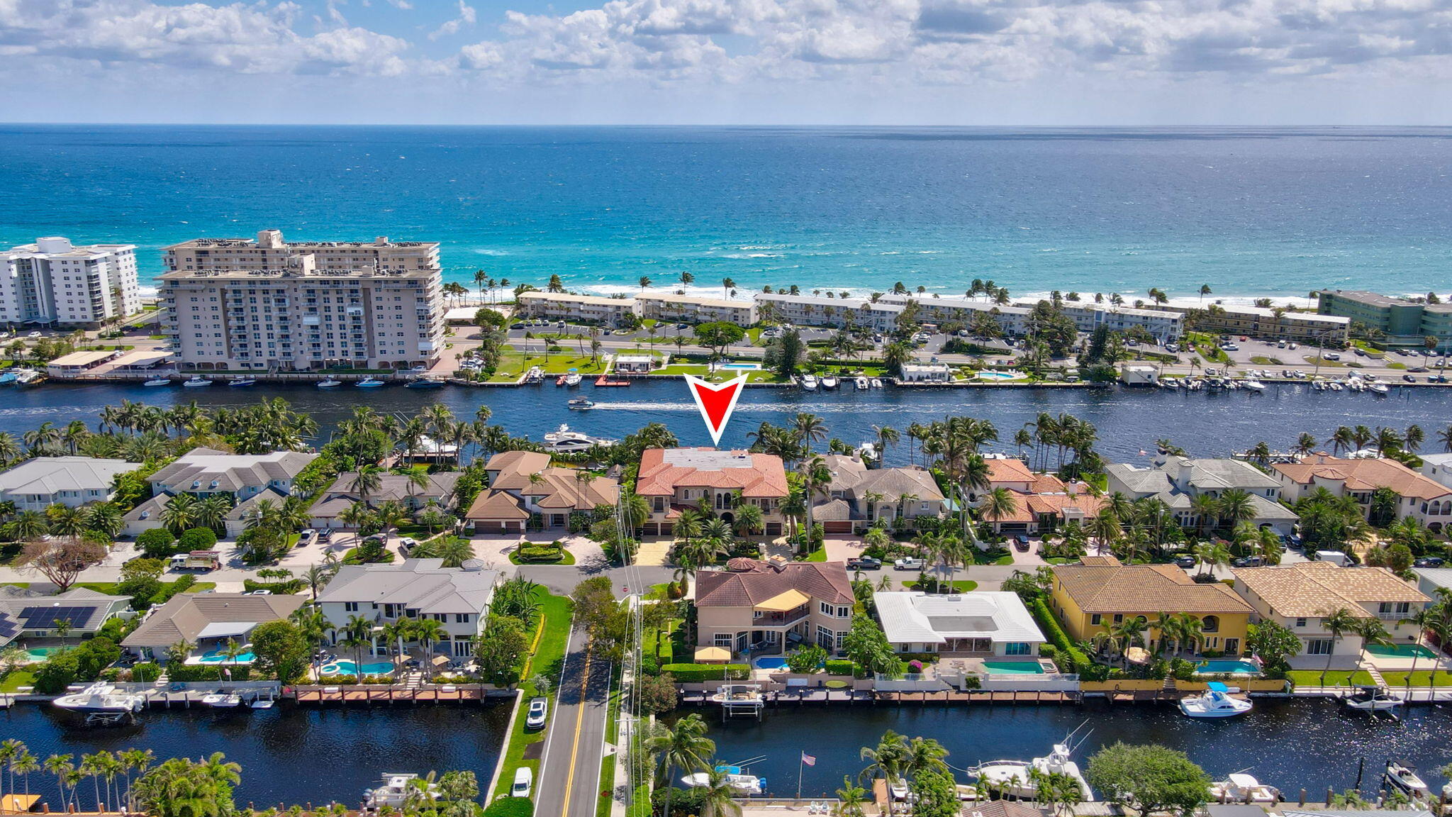 3870 Northeast 31st Avenue Lighthouse Point, FL 33064 - Photo 125 of 151 an aerial view of a city