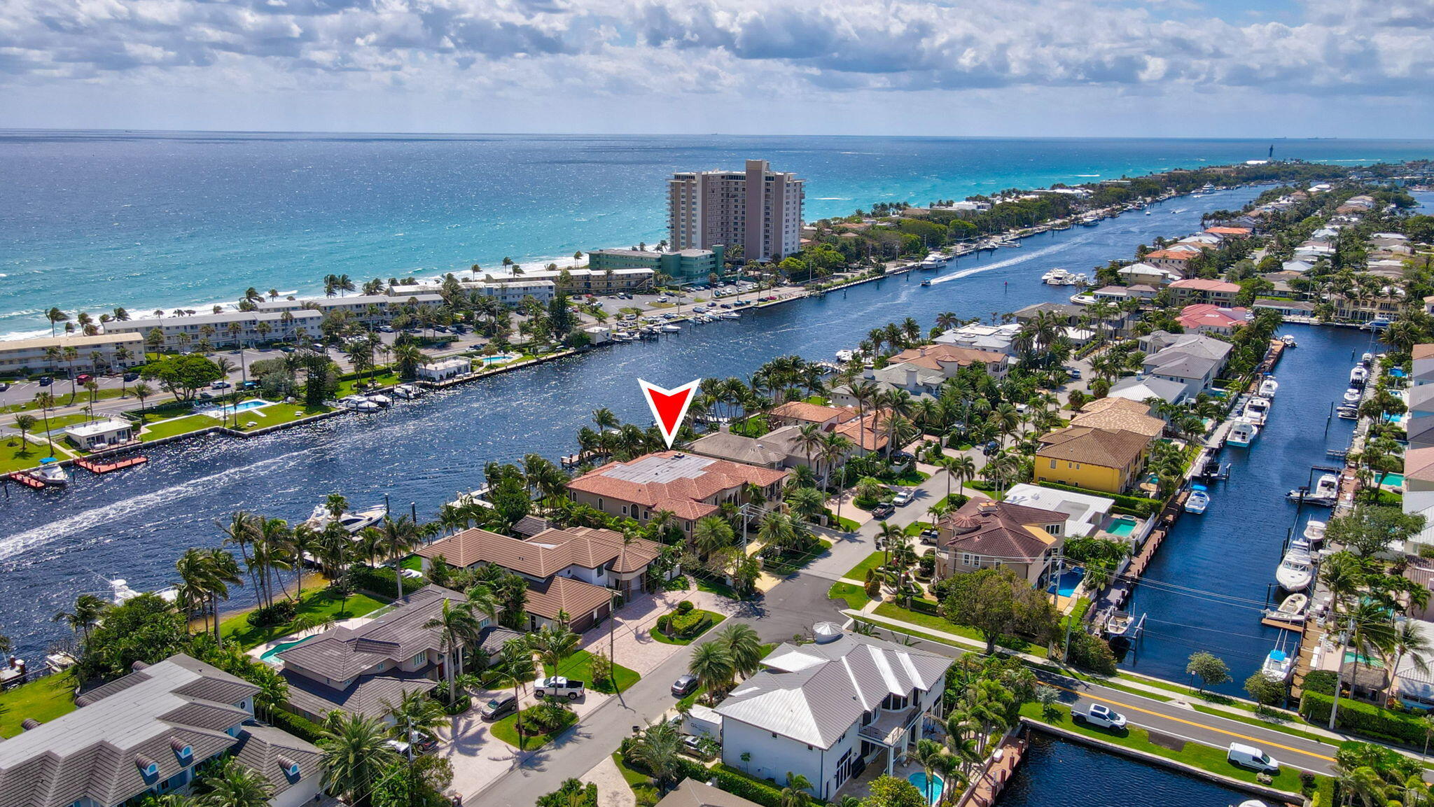 3870 Northeast 31st Avenue Lighthouse Point, FL 33064 - Photo 126 of 151 an aerial view of a city