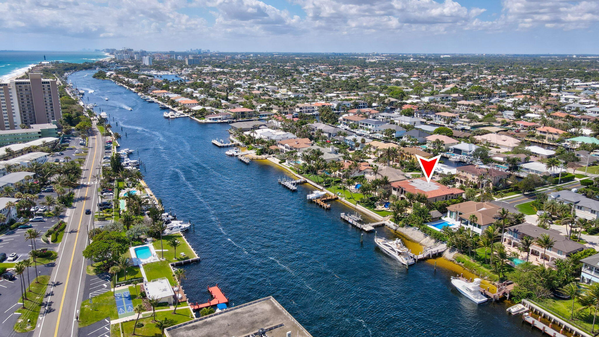 3870 Northeast 31st Avenue Lighthouse Point, FL 33064 - Photo 132 of 151 an aerial view of multiple house