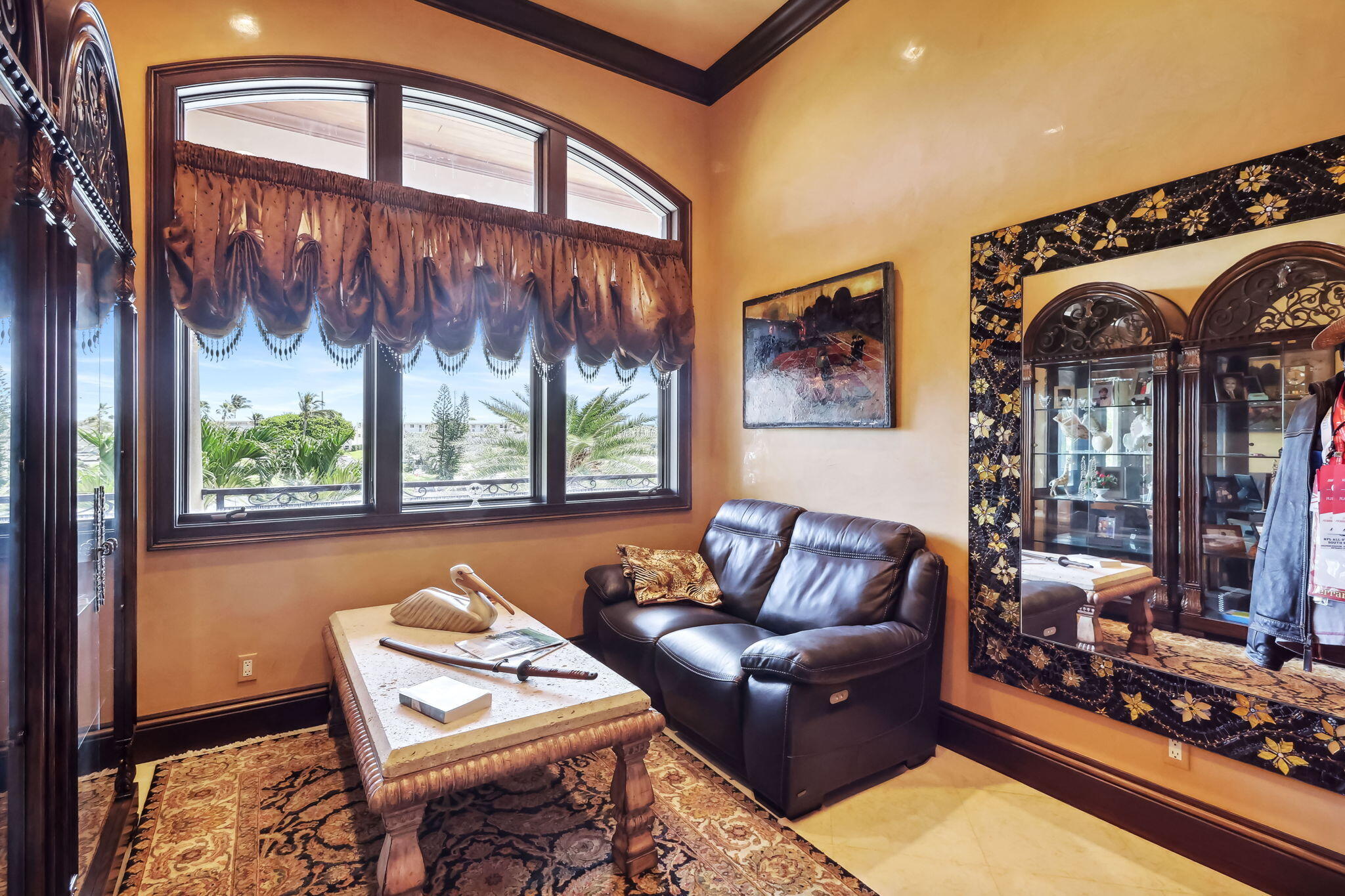 3870 Northeast 31st Avenue Lighthouse Point, FL 33064 - Photo 56 of 151 a living room with furniture and a large window