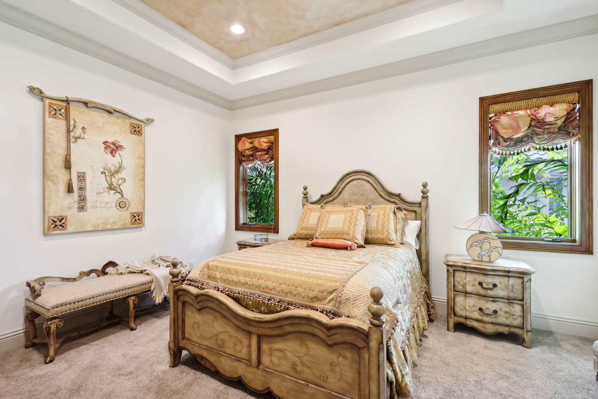 3870 Northeast 31st Avenue Lighthouse Point, FL 33064 - Photo 81 of 151 a bedroom with a bed and a painting on the wall