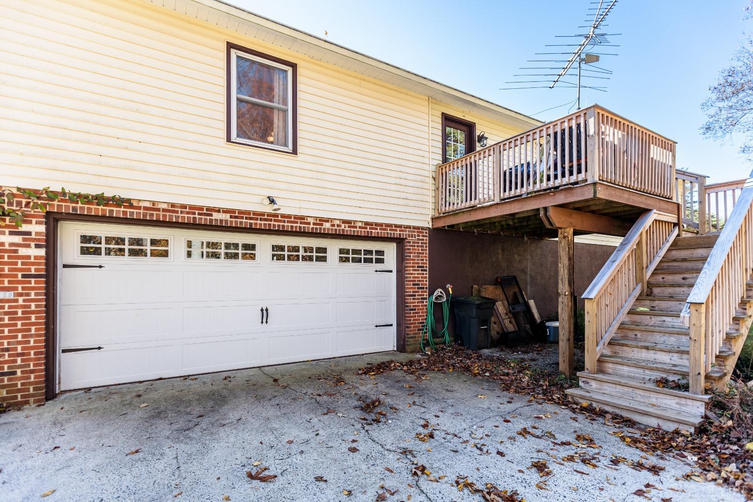4945 Hixburg Road Pamplin, VA 23958 - Photo 26 of 27 a view of a house with a wooden deck