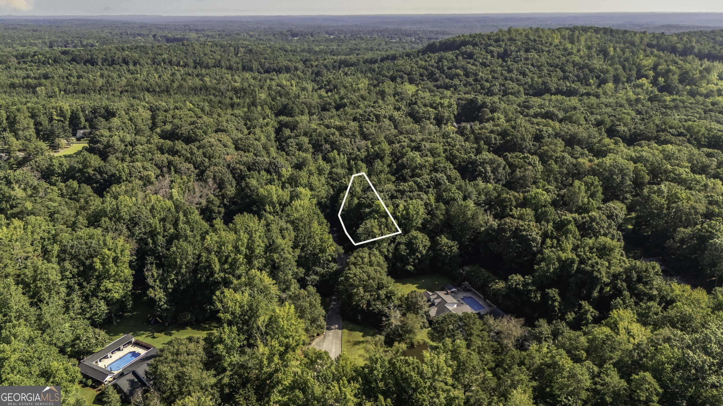 0 Cambridge Lane Bremen, GA 30110 - Photo 3 of 5 a view of a bunch of trees and bushes