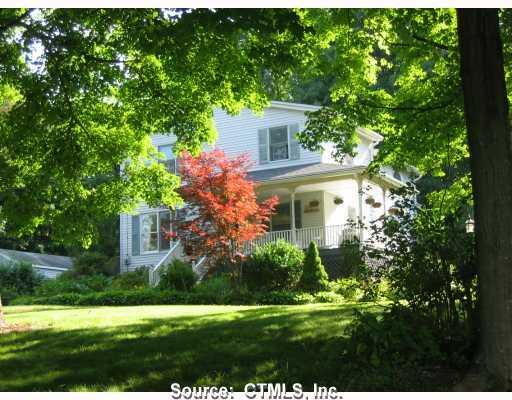 124 Murlyn Road Hamden, CT 06518 - Photo 1 of 1 Exterior Front. Vintage colonial with wrap porch on .59 acre in the heart of Mount Carmel