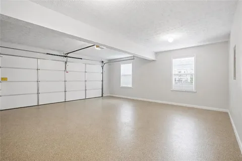 a view of a garage