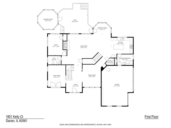 $1,295,000 | 1801 Kelly Court, Darien, IL 60561