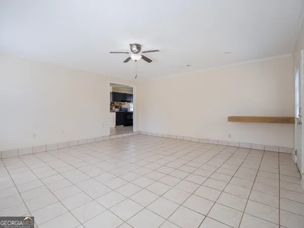 a house with trees in front of it