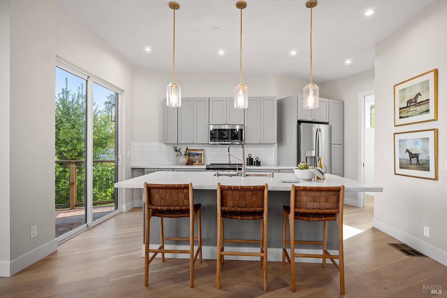 745 Redwood Road San Anselmo, CA 94960 - Photo 17 of 47 a view of a dining room and livingroom view