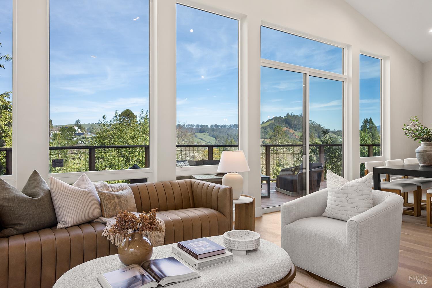 745 Redwood Road San Anselmo, CA 94960 - Photo 2 of 47 a living room with furniture and a large window