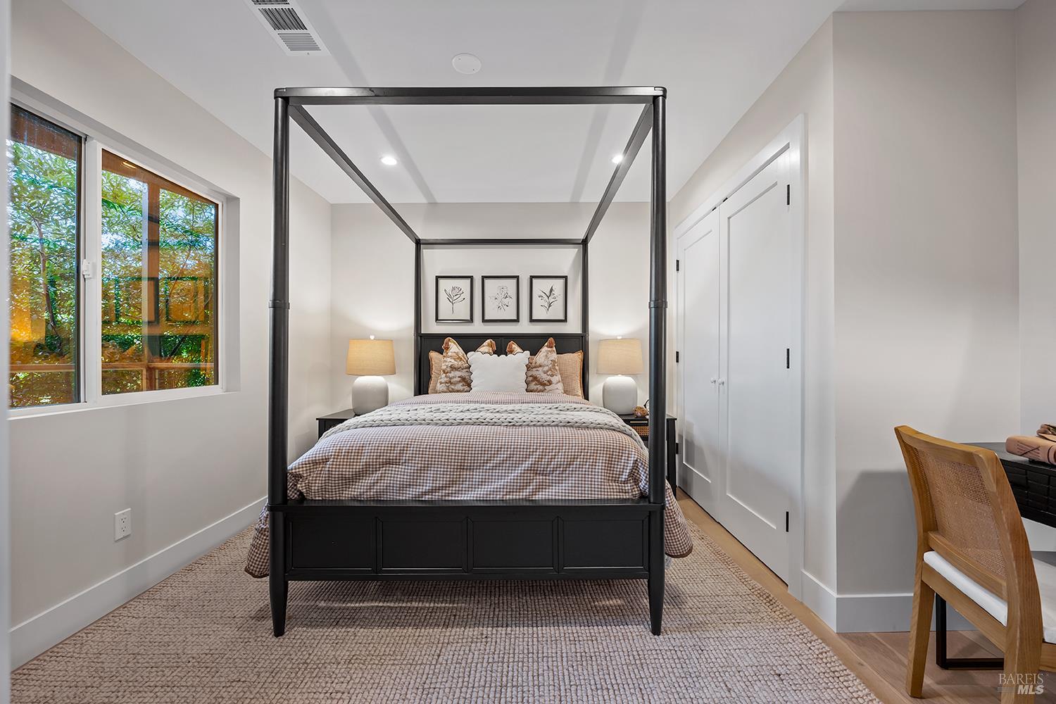 745 Redwood Road San Anselmo, CA 94960 - Photo 30 of 47 a bed sitting in a bedroom next to a window