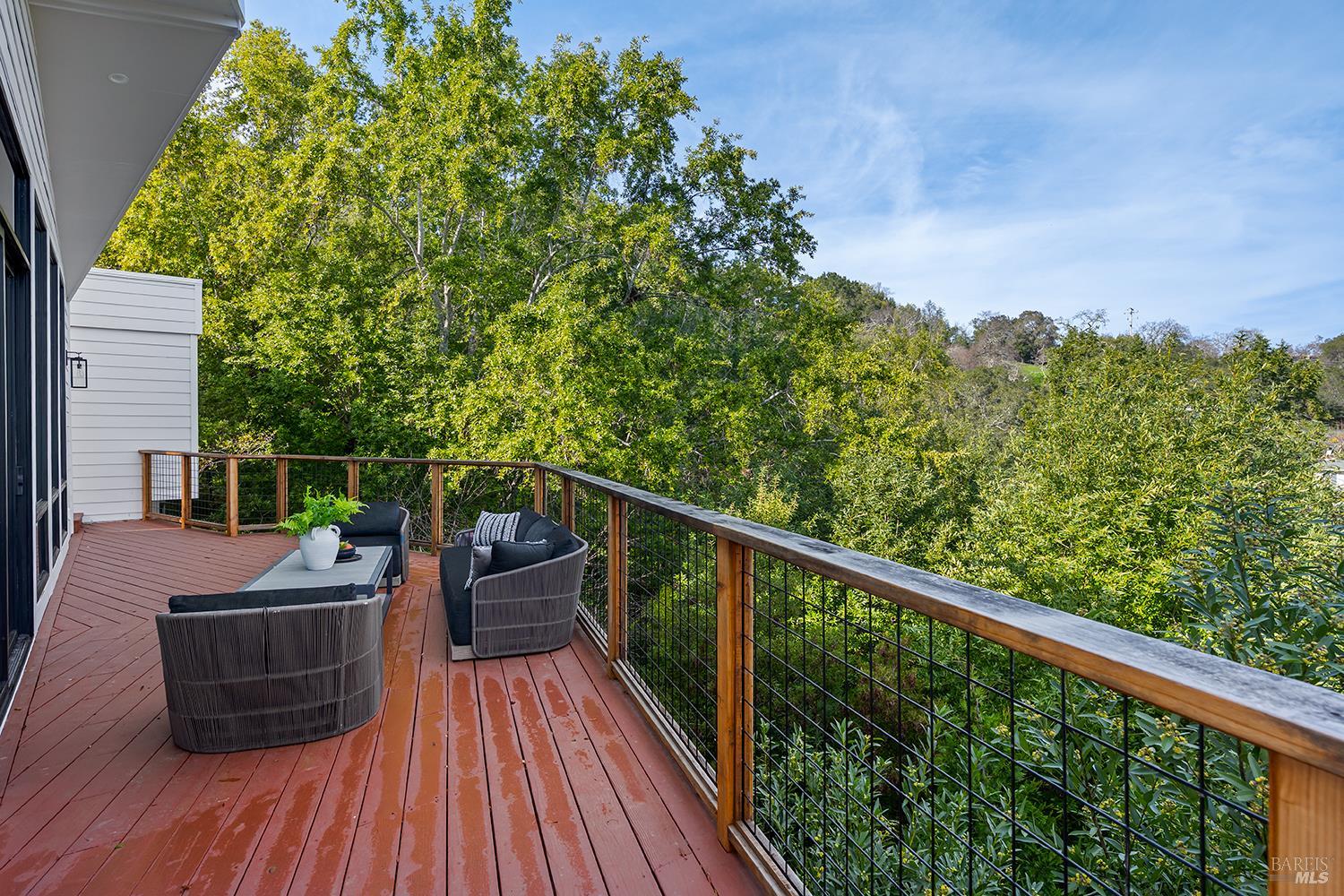 745 Redwood Road San Anselmo, CA 94960 - Photo 34 of 47 a view of a balcony with chairs