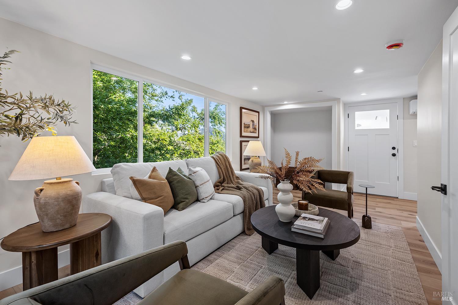 745 Redwood Road San Anselmo, CA 94960 - Photo 37 of 47 a living room with furniture and a large window