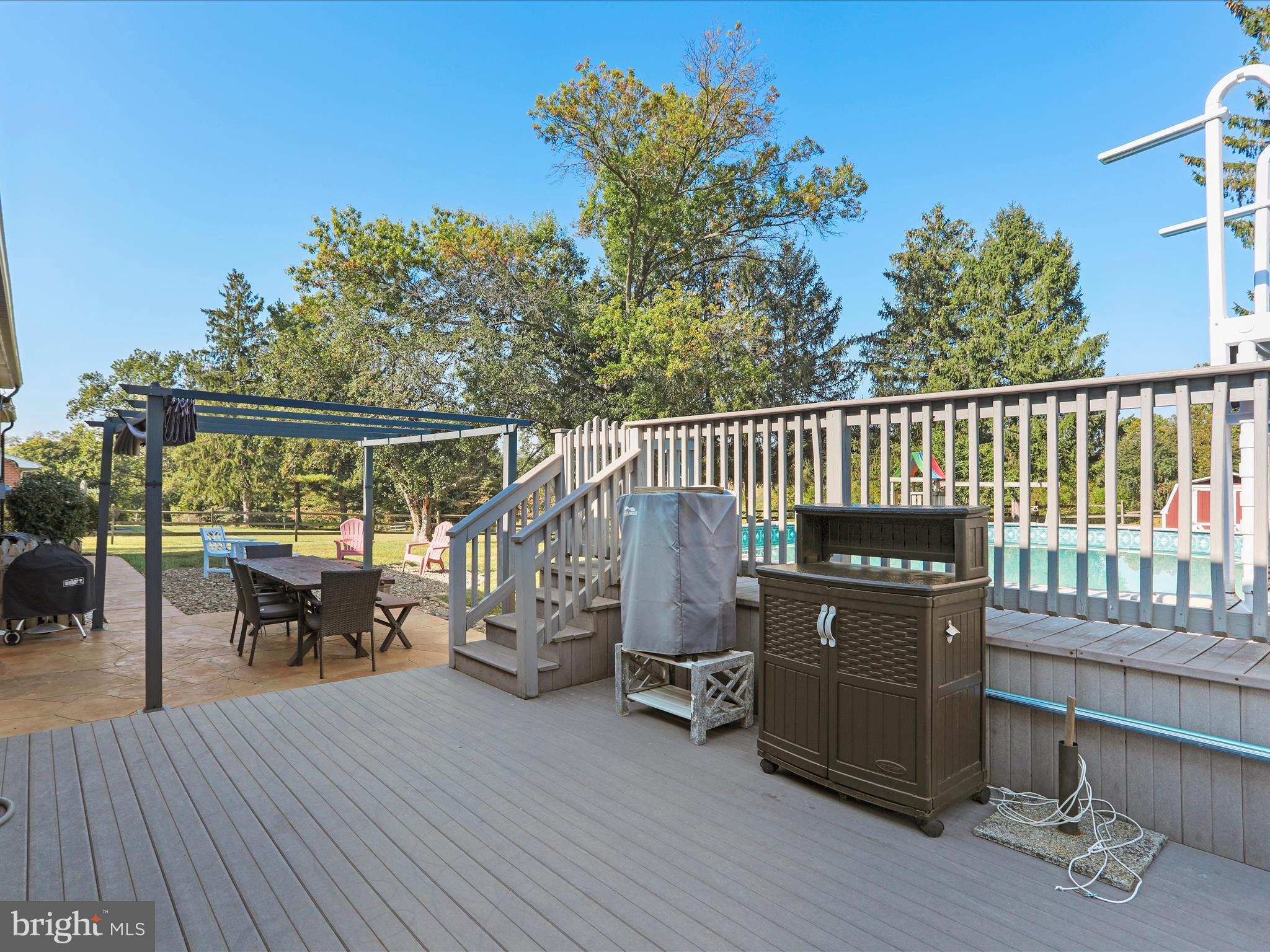 12530 Ashton Road Clear Spring, MD 21722 - Photo 42 of 57 a view of deck with a table and chairs and wooden floor