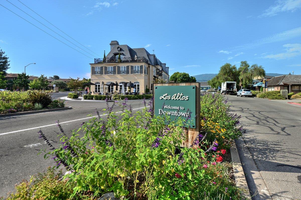 639 Morningside Road Los Altos, CA 94022 - Photo 37 of 42 a sign board with buildings in the background