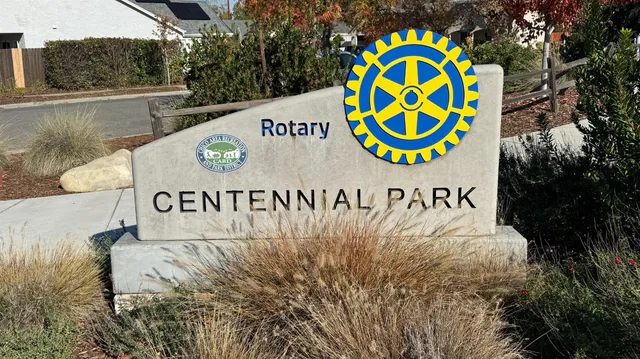 a view of outdoor space with sign board