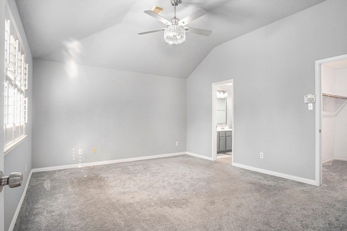3315 Mourning Dove Drive Spring, TX 77388 - Photo 28 of 44 an empty room with windows and ceiling fan