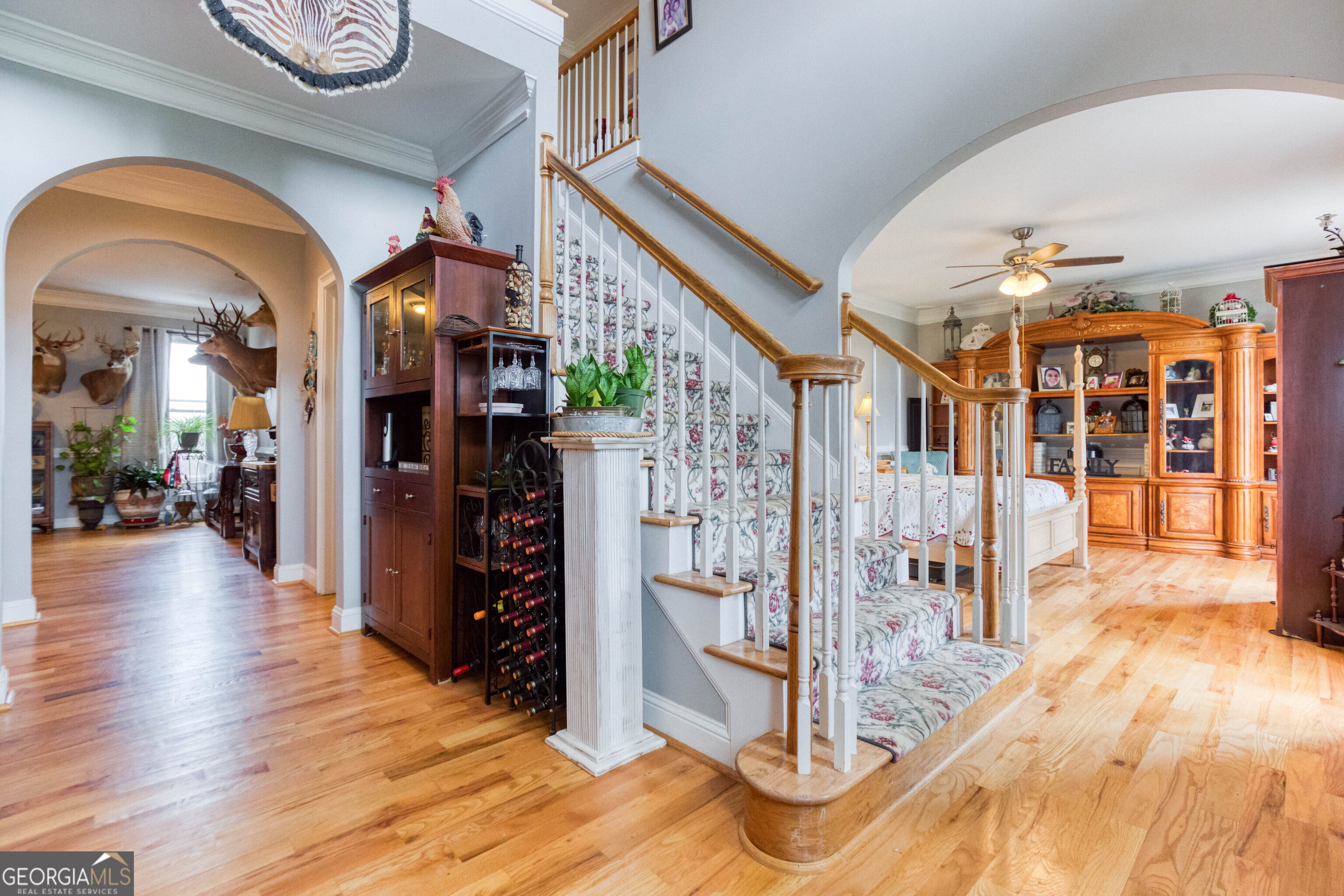 1811 Michael Road Northwest Monroe, GA 30656 - Photo 13 of 43 a view of a hallway with wooden floor and entryway