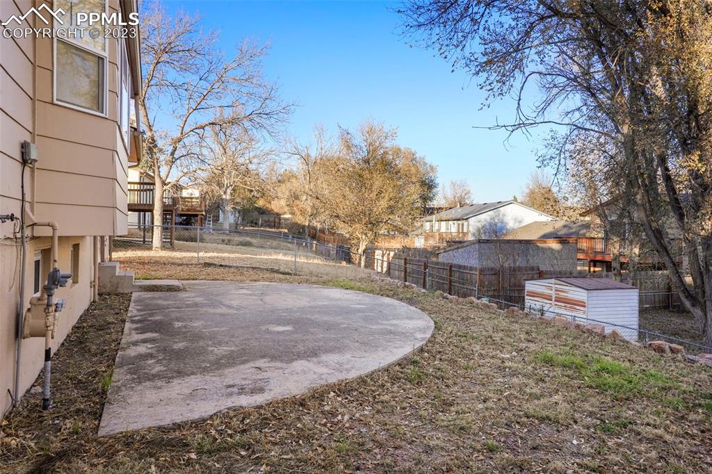 1159 Peterson Road Colorado Springs, CO 80915 - Photo 20 of 22 a view of a backyard