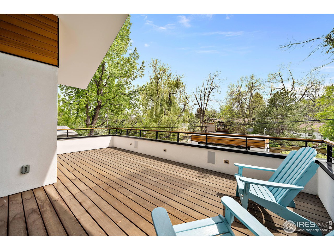 550 Iris Avenue Boulder, CO 80304 - Photo 23 of 40 a view of balcony with wooden floor and outdoor space