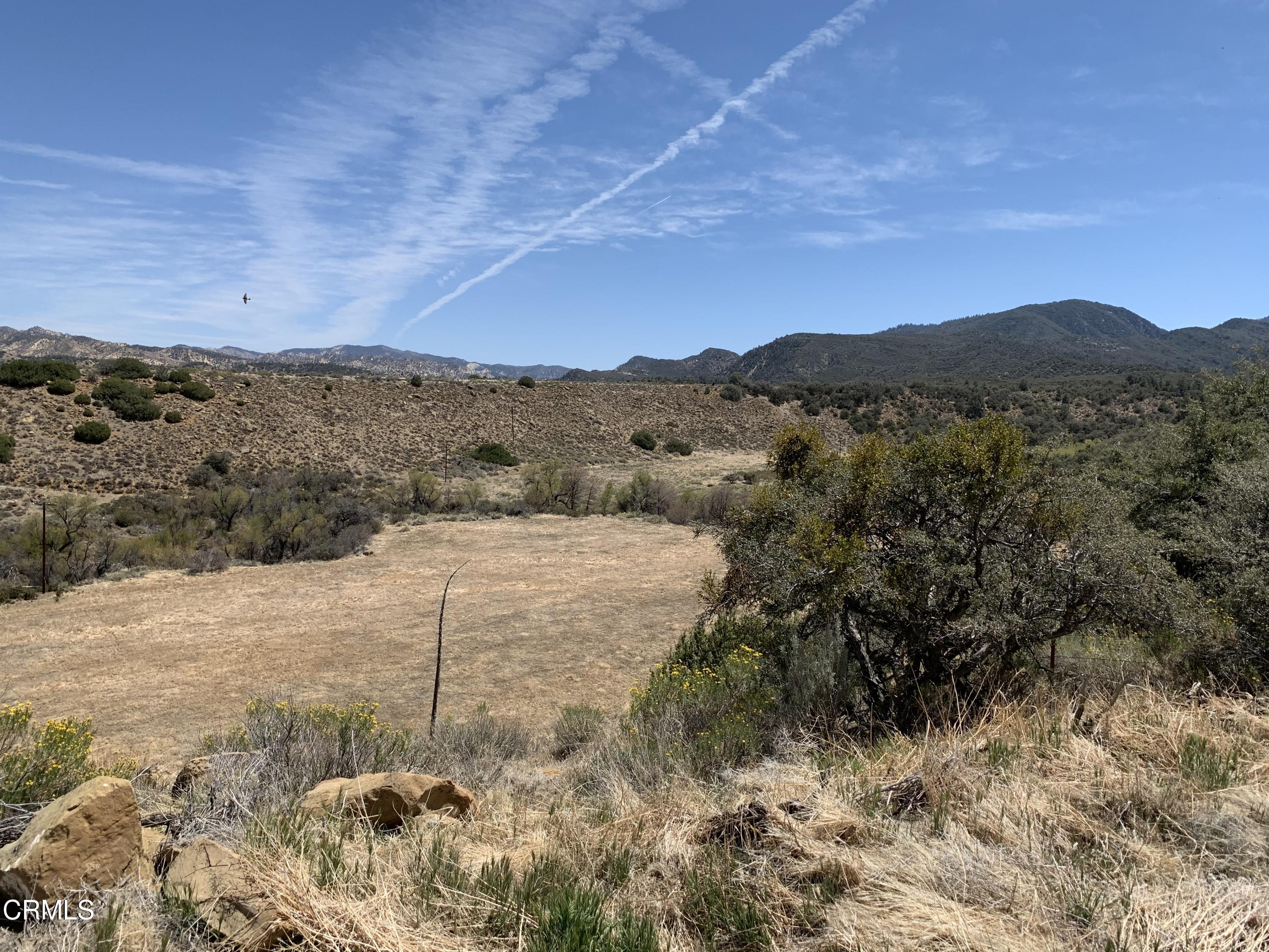 1986 Lockwood Valley Road Frazier Park, CA 93225 - Photo 9 of 22 a view of a dry yard with mountains in the background