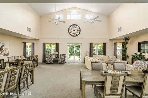 a view of an outdoor space and tennis court