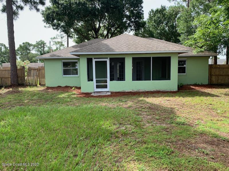 6148 Corning Road Cocoa, FL 32927 - Photo 20 of 22 Rear - porch bedroom left mate br rt