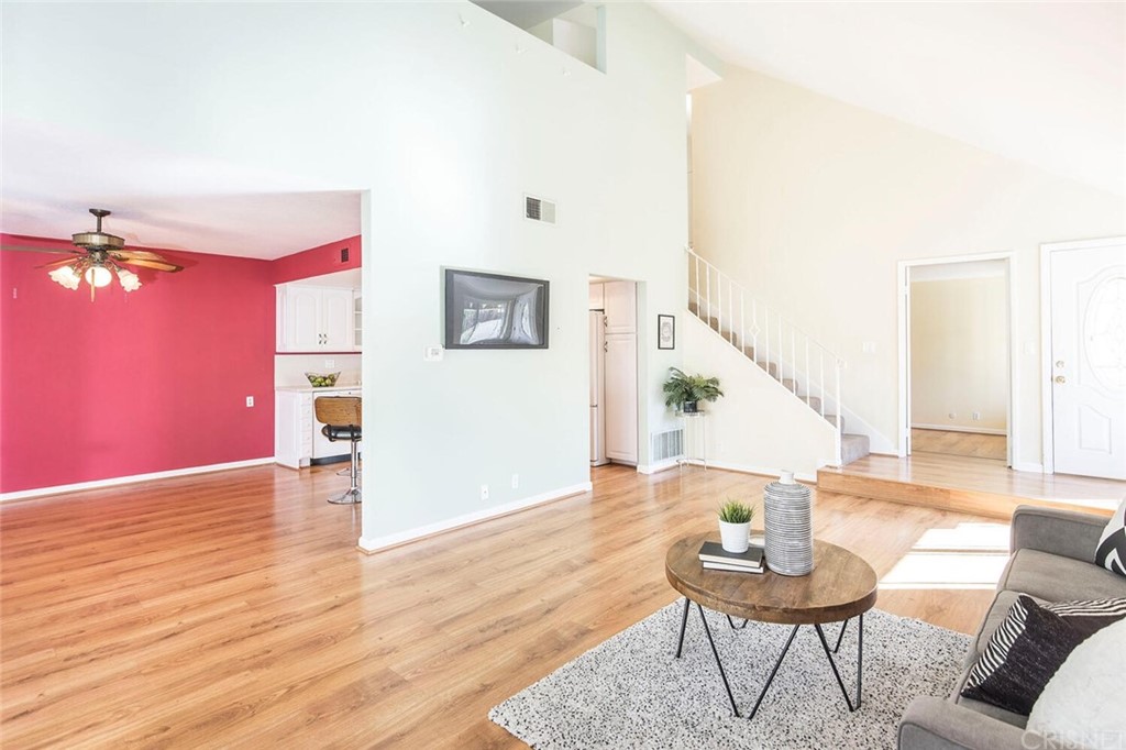 27003 Rio Prado Drive Valencia, CA 91354 - Photo 8 of 27 a view of entryway and hall with wooden floor