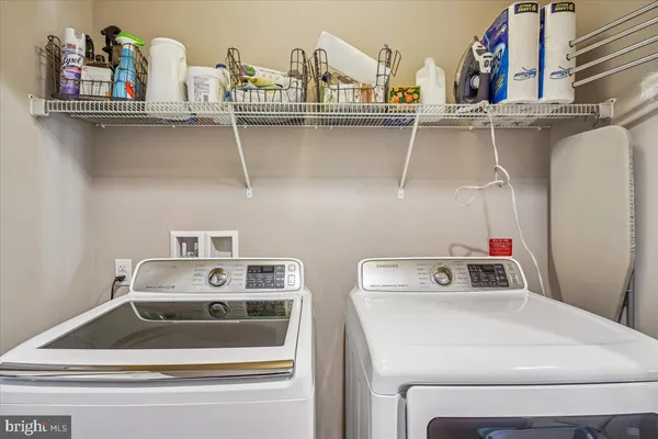 a view of storage and utility room