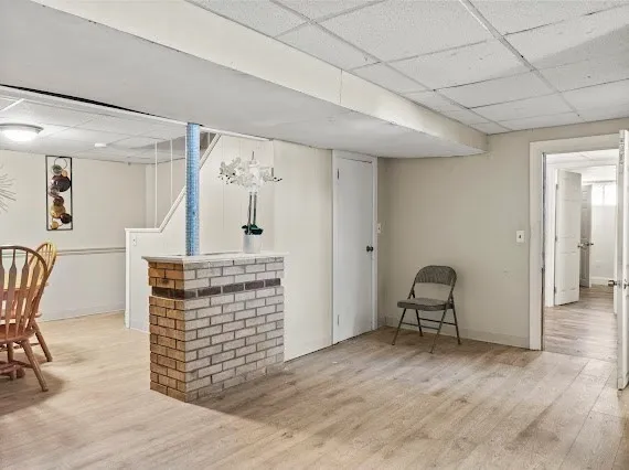 a view of livingroom with furniture and window
