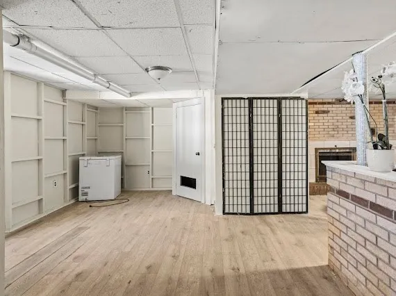 a view of a storage & utility room