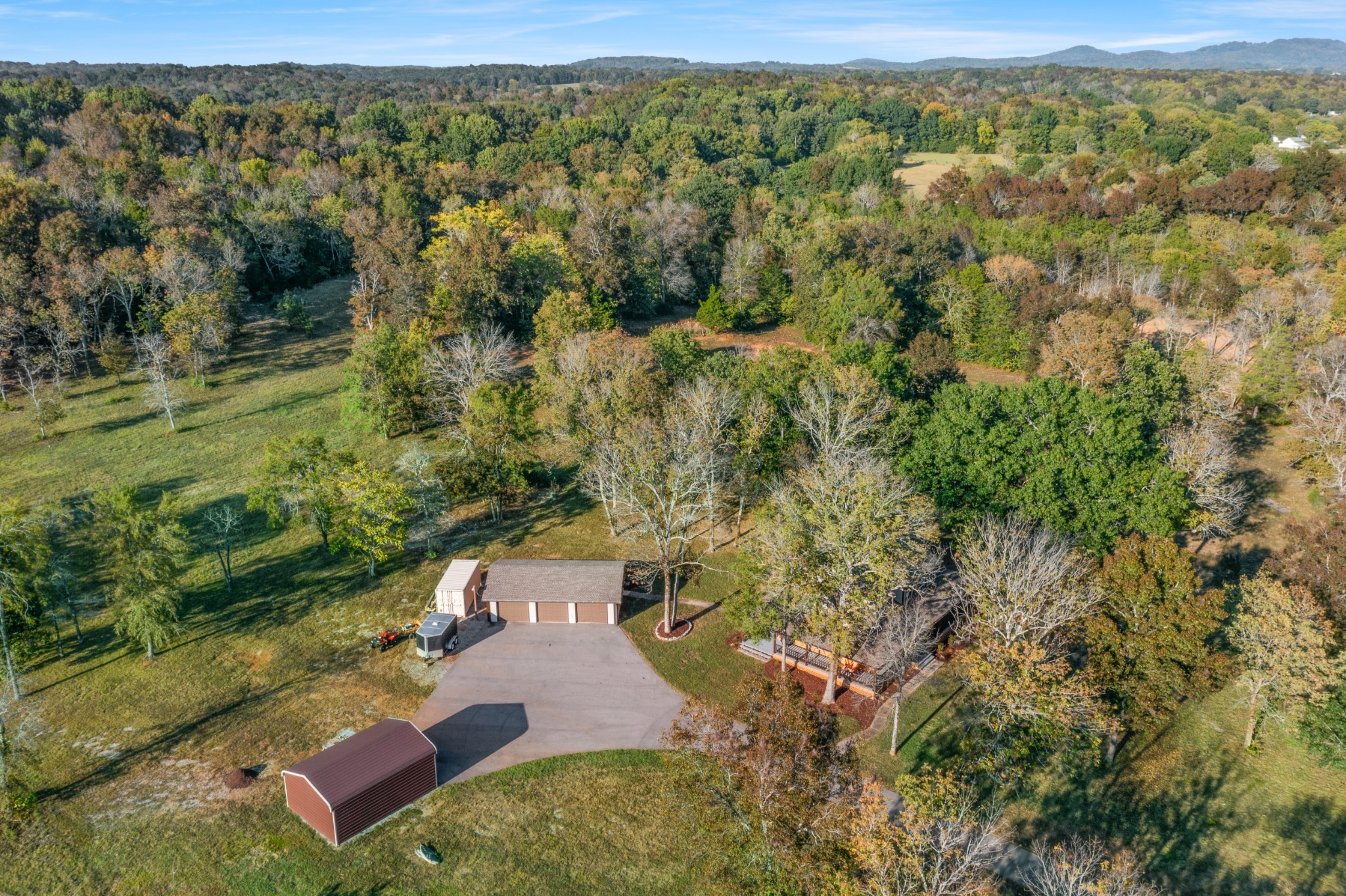 5285 Simmons Bluff Road Lebanon, TN 37090 - Photo 6 of 32 an aerial view of a house with a yard
