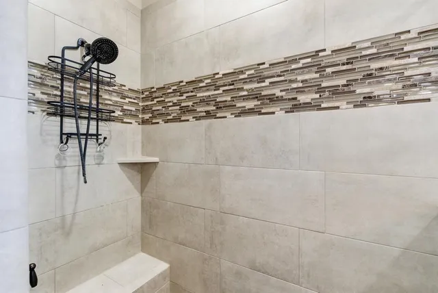 a close view of bathroom