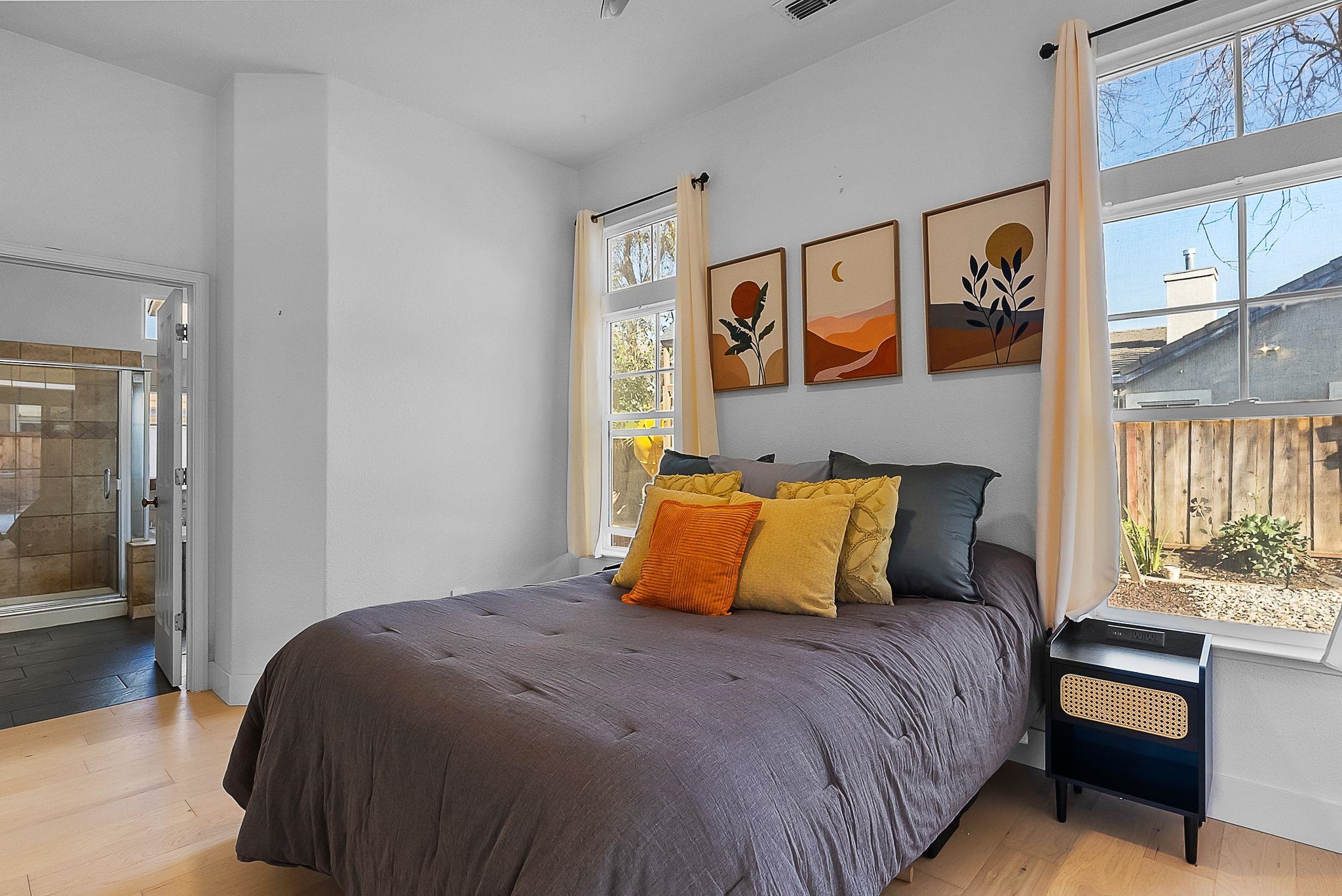 536 Birchwood Road Brentwood, CA 94513 - Photo 29 of 45 Bedroom with light wood finished floors and connected bathroom