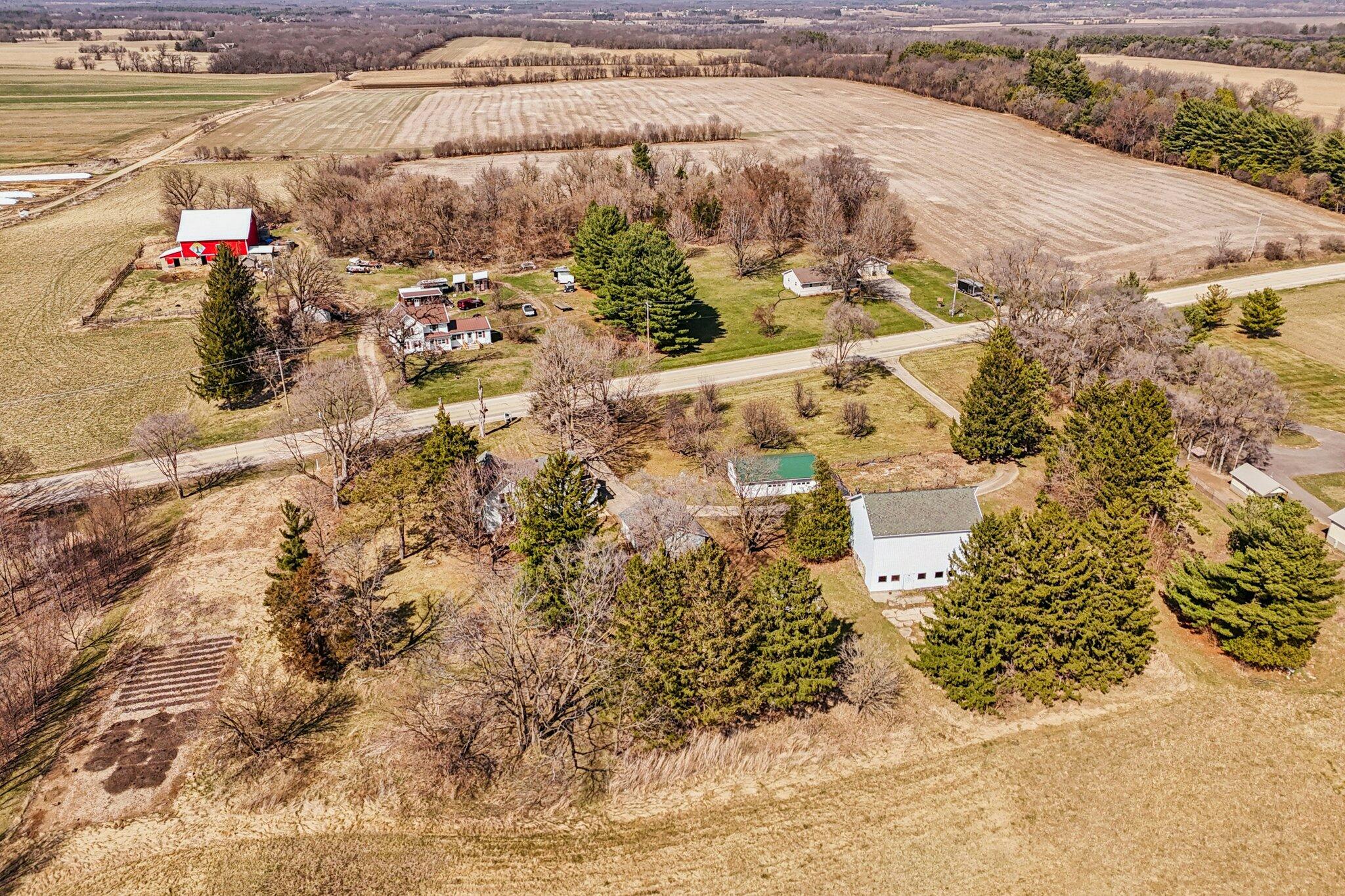 W4669 County Rd A Lafayette, WI 53121 - Photo 61 of 66 Aerial From South