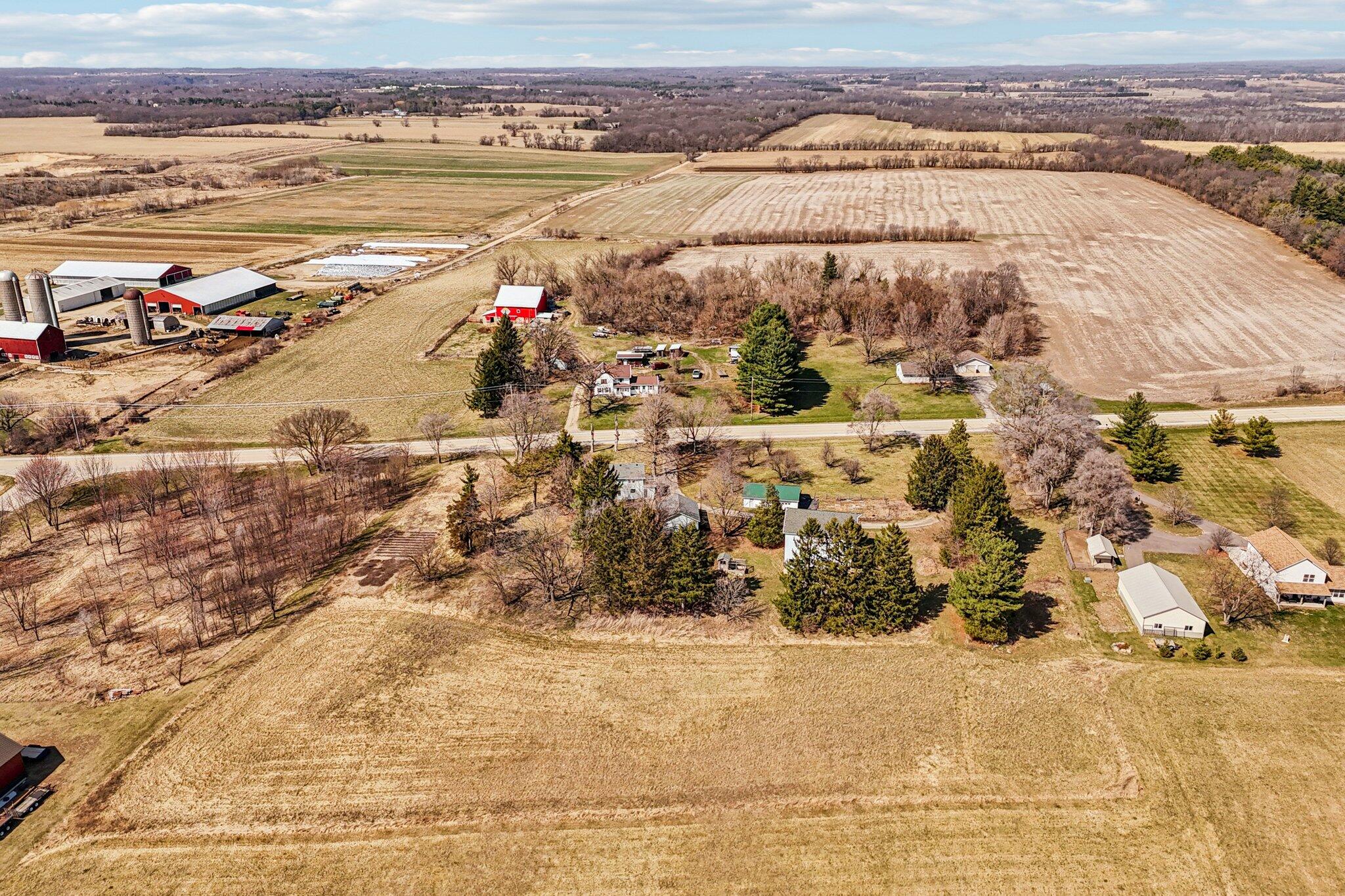 W4669 County Rd A Lafayette, WI 53121 - Photo 63 of 66 South Aerial 2