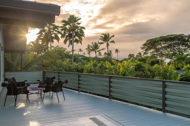 a view of outdoor space with seating space