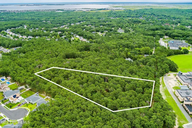 a view of a yard with a street