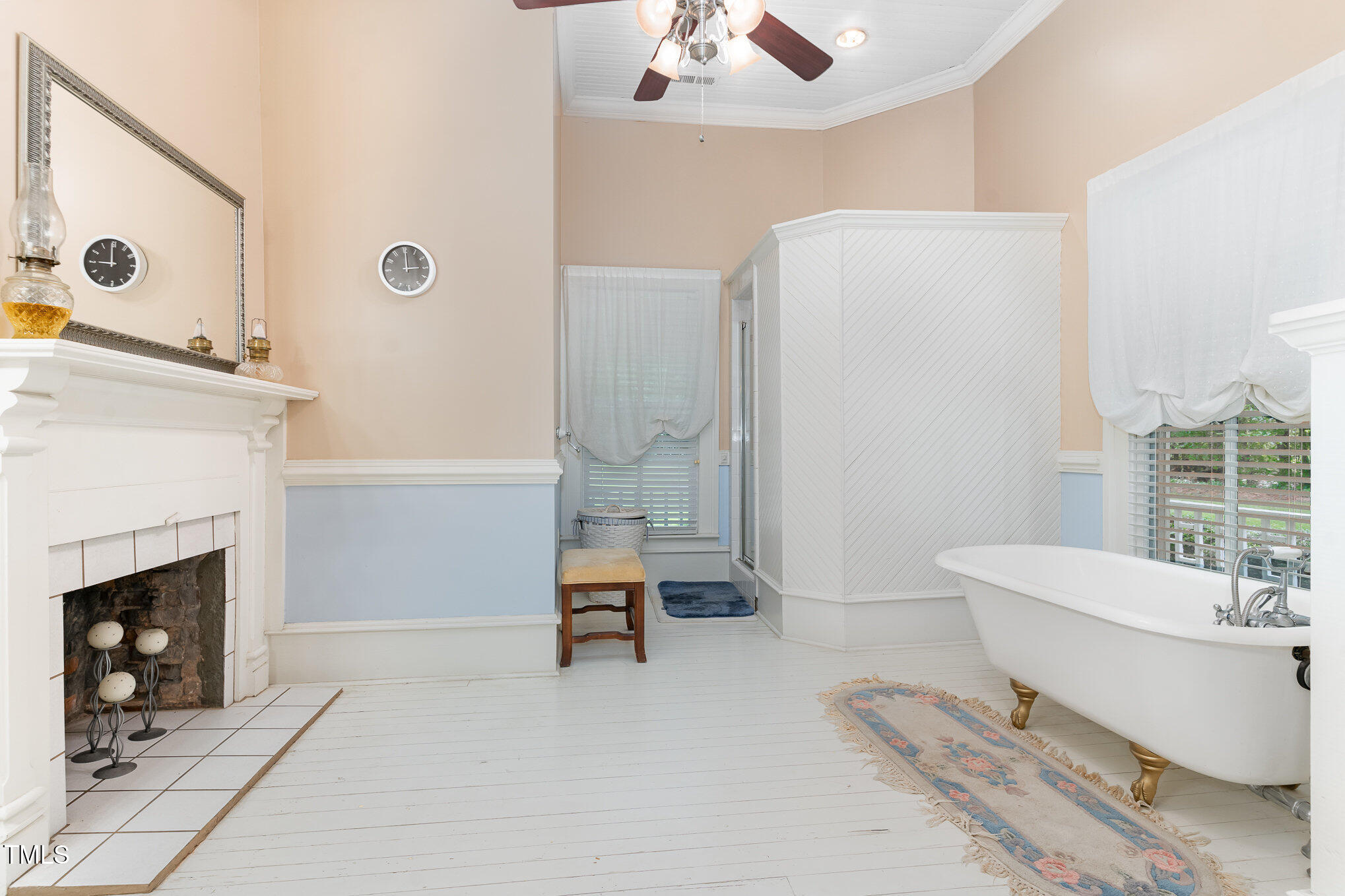 6200 Highway 401 Bunnlevel, NC 28323 - Photo 17 of 28 a living room with furniture and a fireplace