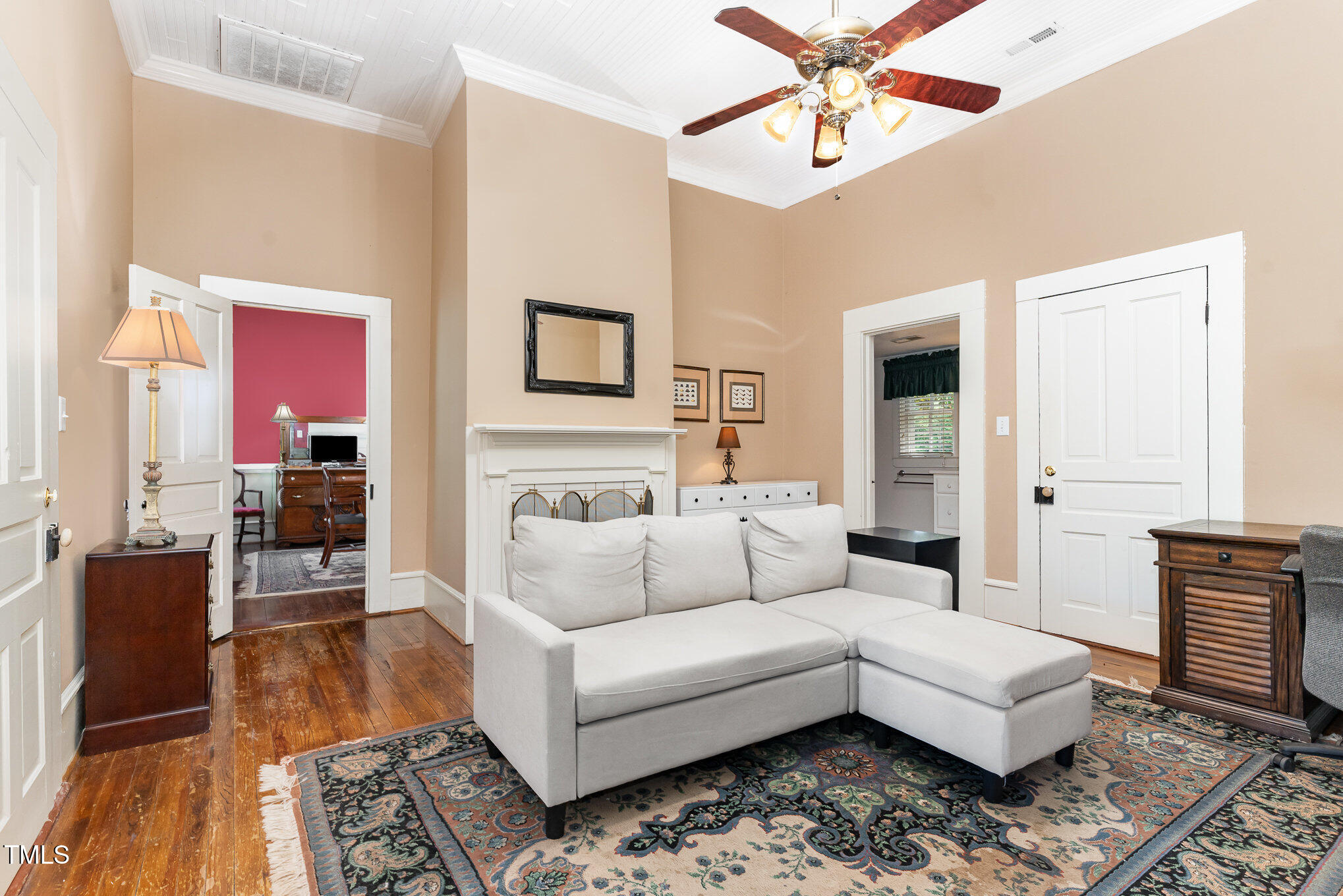 6200 Highway 401 Bunnlevel, NC 28323 - Photo 8 of 28 a living room with furniture and a fireplace