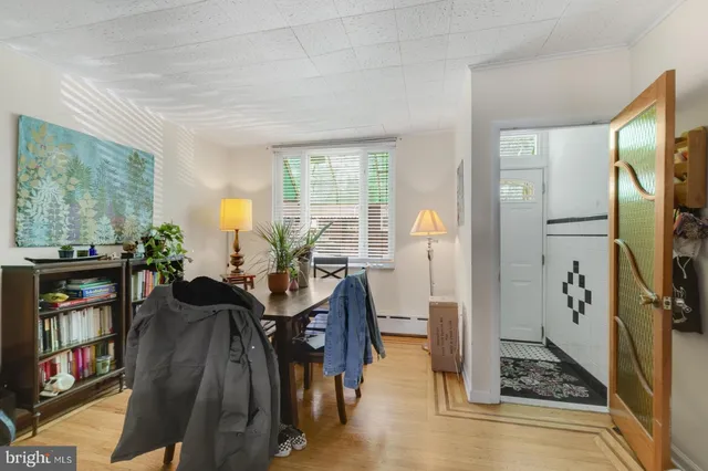 a view of a livingroom with furniture and window