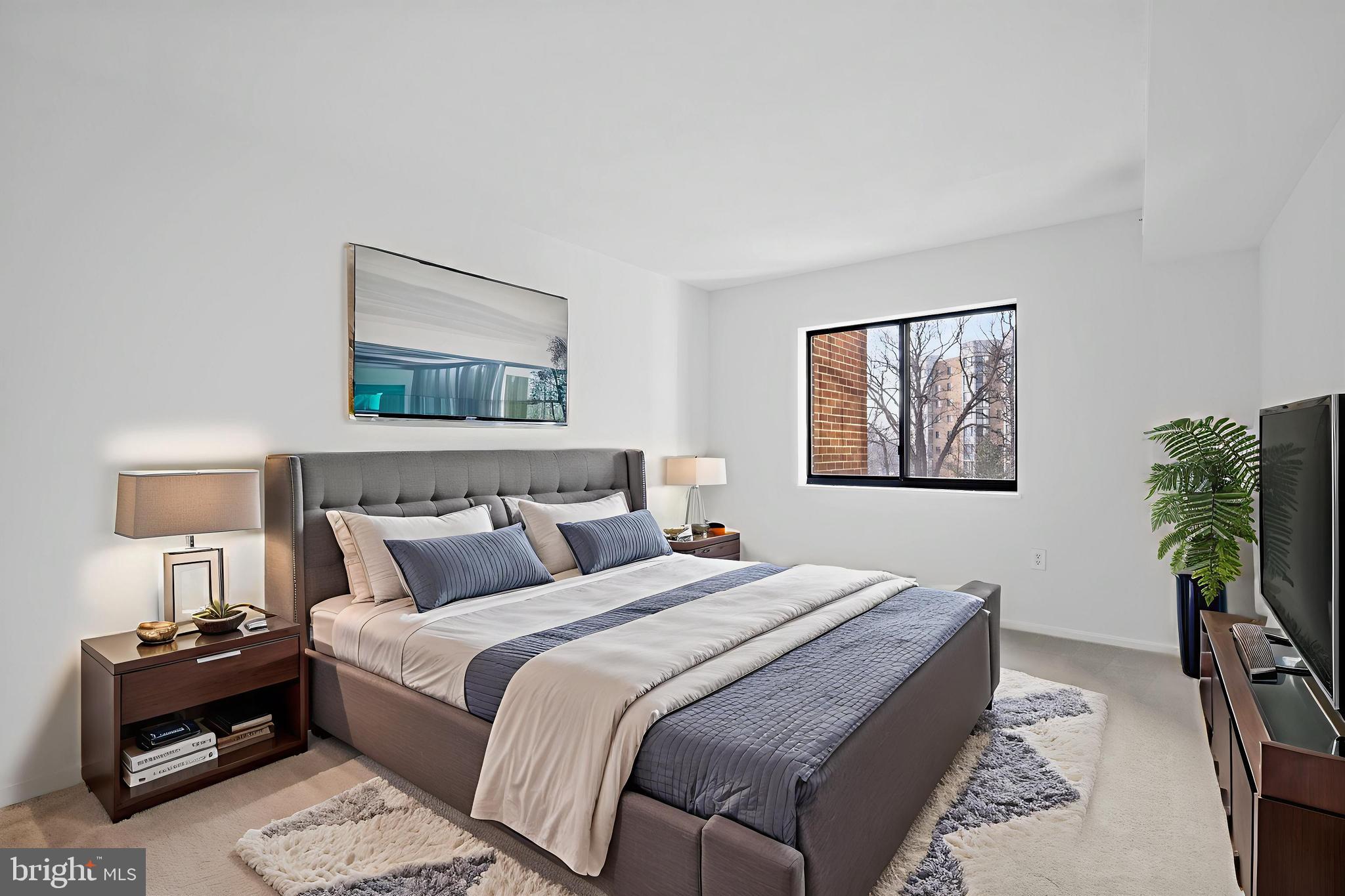 15115 Interlachen Drive, Unit 3716 Silver Spring, MD 20906 - Photo 19 of 25 Virtual Staging - Bedroom