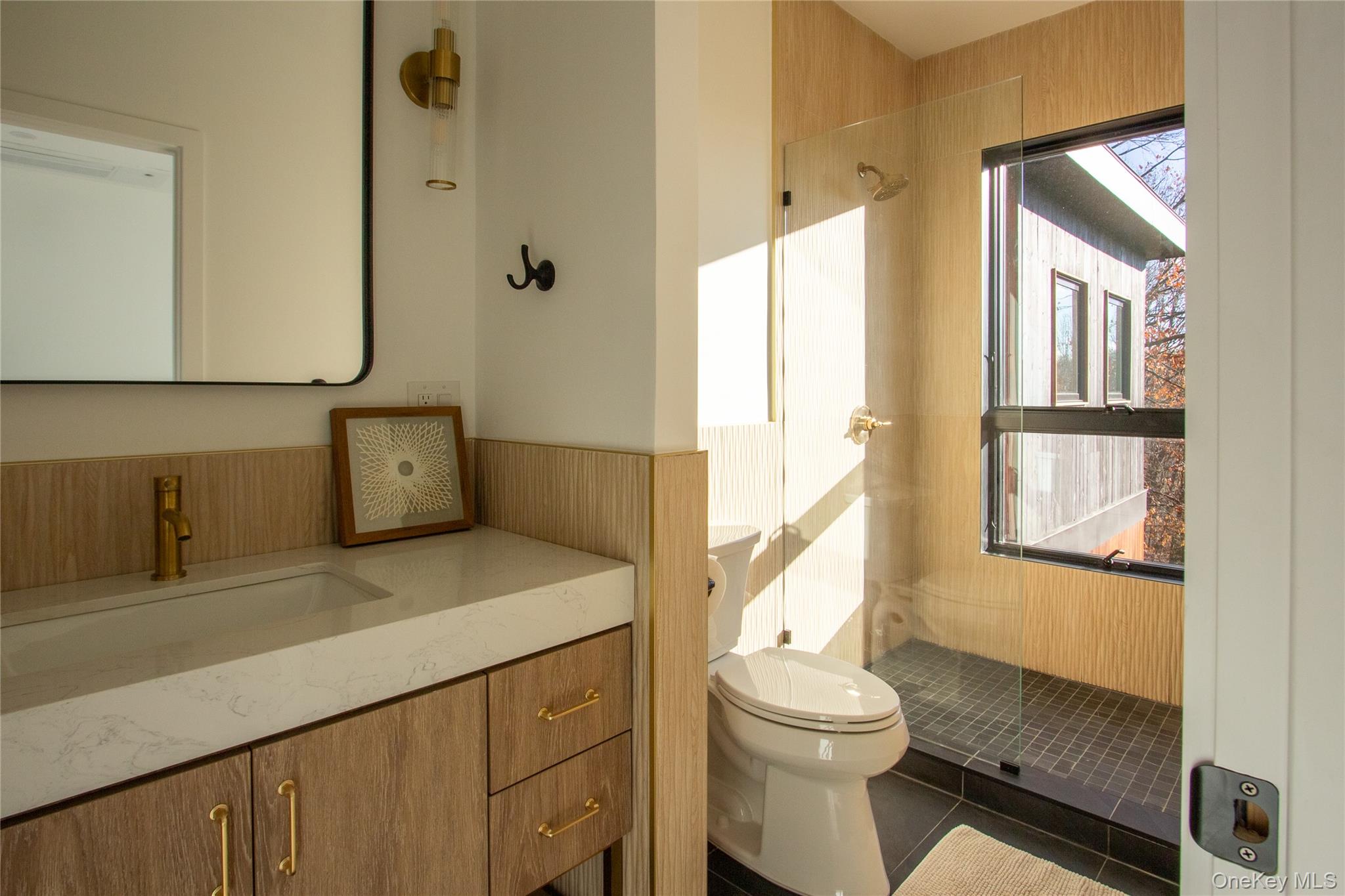490 Old State Route 82 Craryville, NY 12521 - Photo 20 of 32 a bathroom with a sink a toilet and a mirror