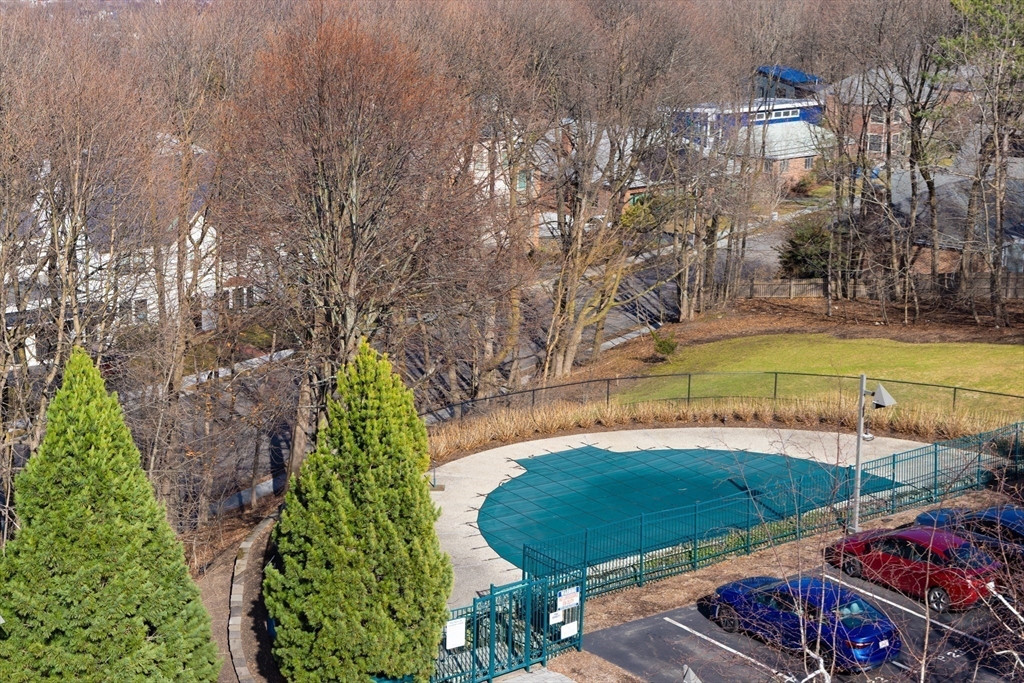 227 Summit Avenue, Unit E405 Brookline, MA 02446 - Photo 14 of 15 a view of a backyard