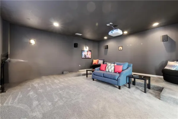 a view of a hardwood floor and a fireplace