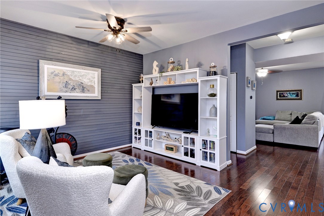 8428 Sheldon Branch Place Toano, VA 23168 - Photo 3 of 46 a living room with furniture and a flat screen tv