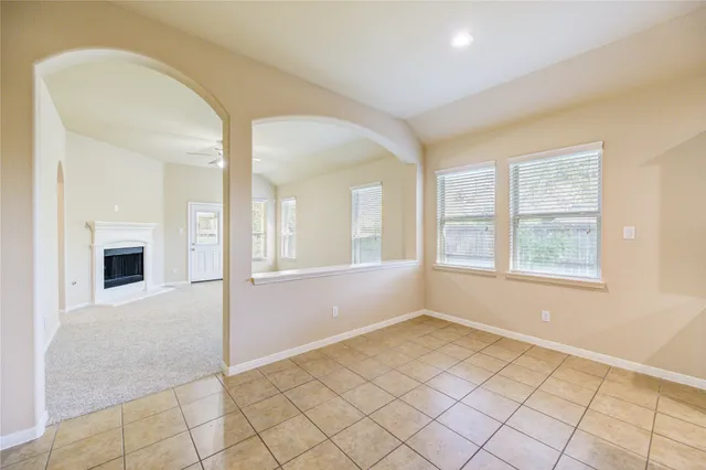 a view of an empty room with window